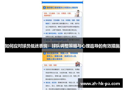 如何应对球员低迷表现：球队调整策略与心理疏导的有效措施
