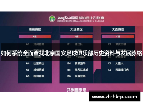 如何系统全面查找北京国安足球俱乐部历史资料与发展脉络